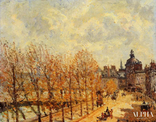 Le quai Malaquais au matin, temps ensoleillé - Camille Pissarro - Reproductions de tableaux et peintures haut de gamme