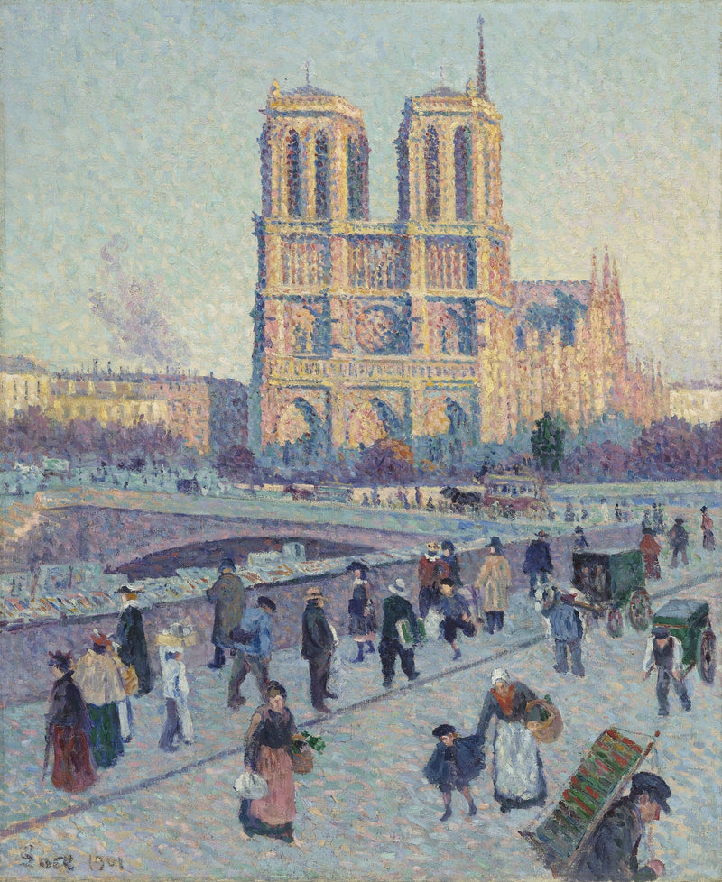 The Quai Saint-Michel and Notre-Dame - Maximilien Luce