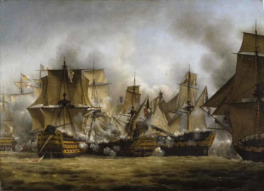 The Redoutable at Trafalgar - Louis-Philippe Crépin
