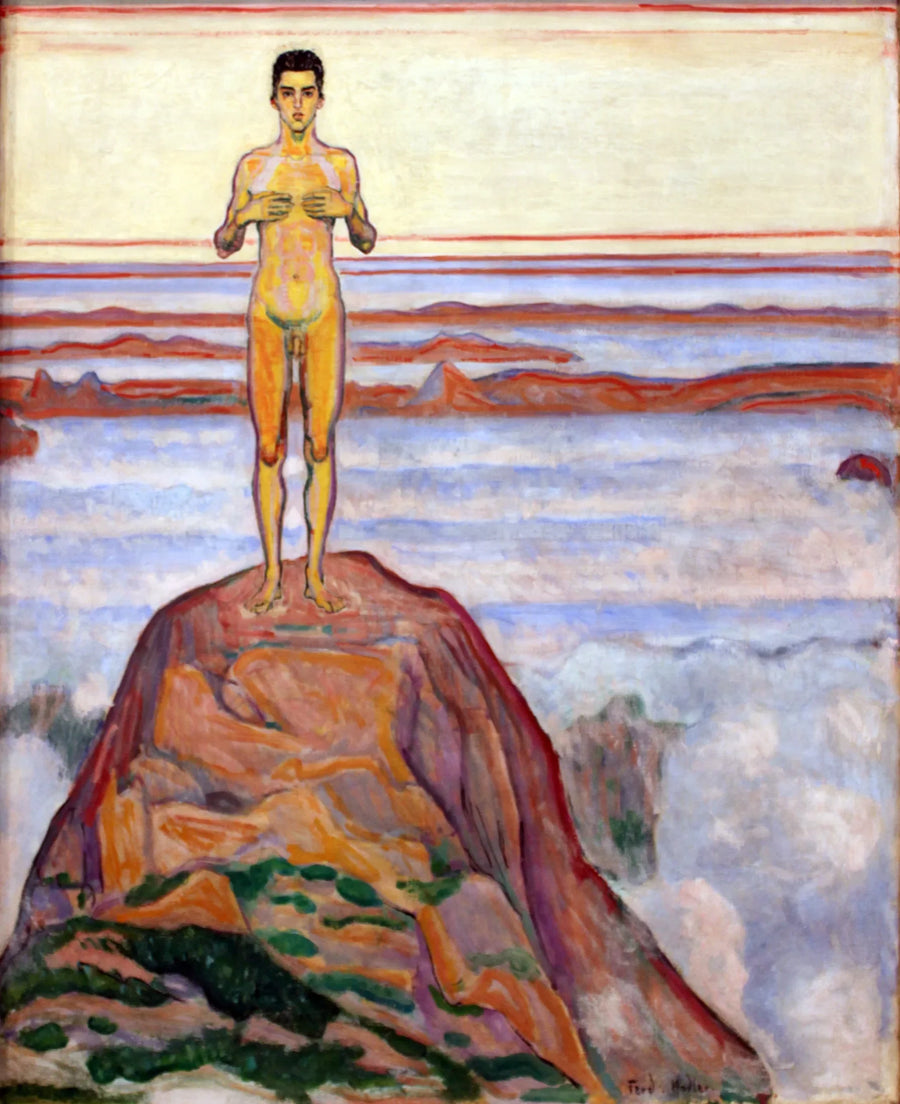 The gaze into infinity - Ferdinand Hodler