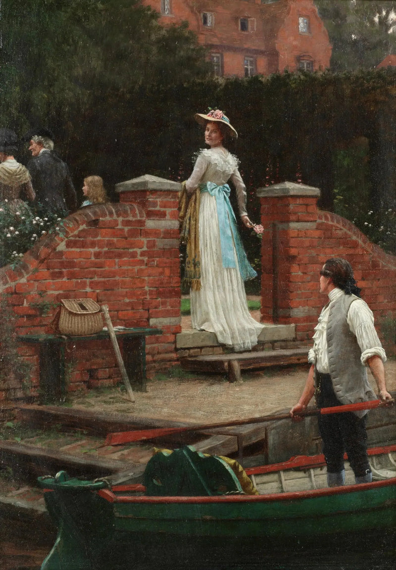 The enchanting gaze - Edmund Blair Leighton