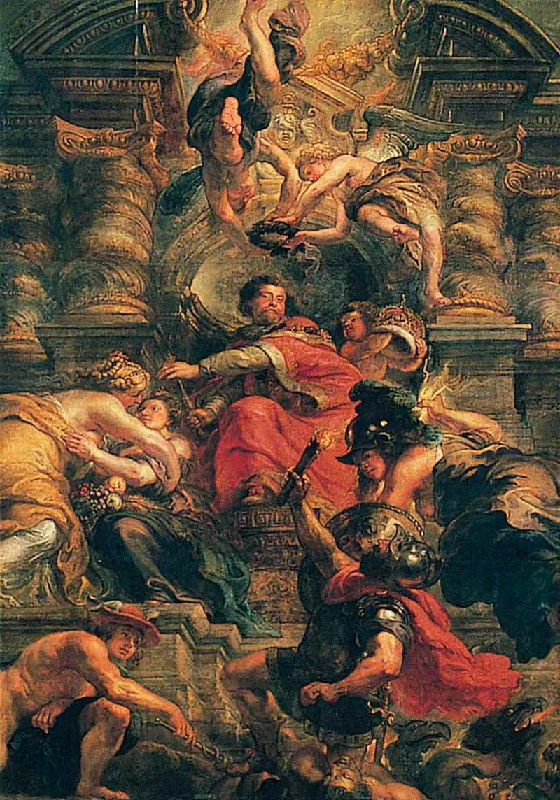 The peaceful reign of James I (The Wise Reign of James I) - Peter Paul Rubens