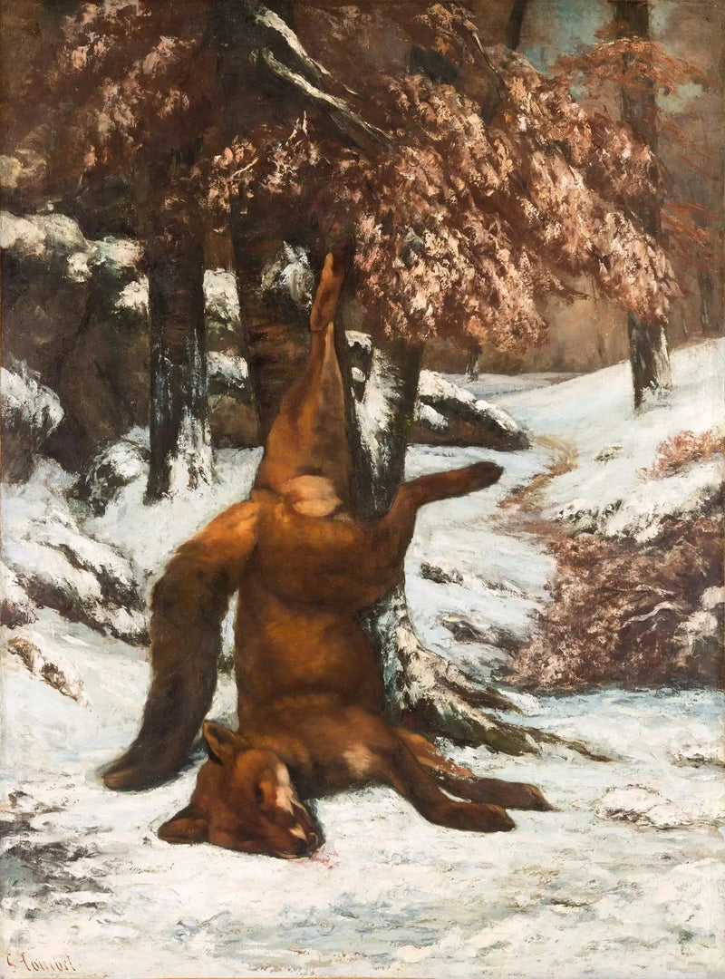 The Dead Fox - Gustave Courbet