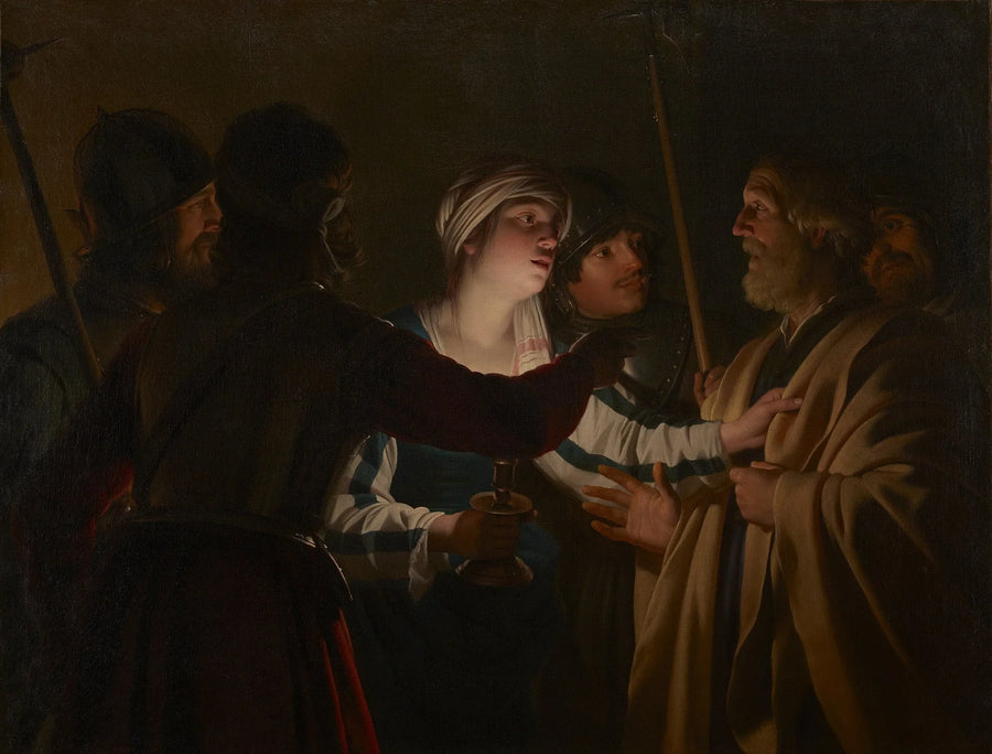 The Denial of Saint Peter - Gerrit van Honthorst
