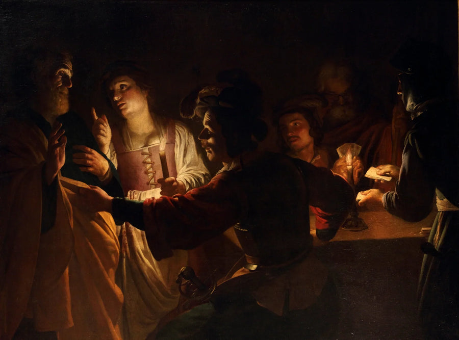 The Denial of Saint Peter - Gerrit van Honthorst