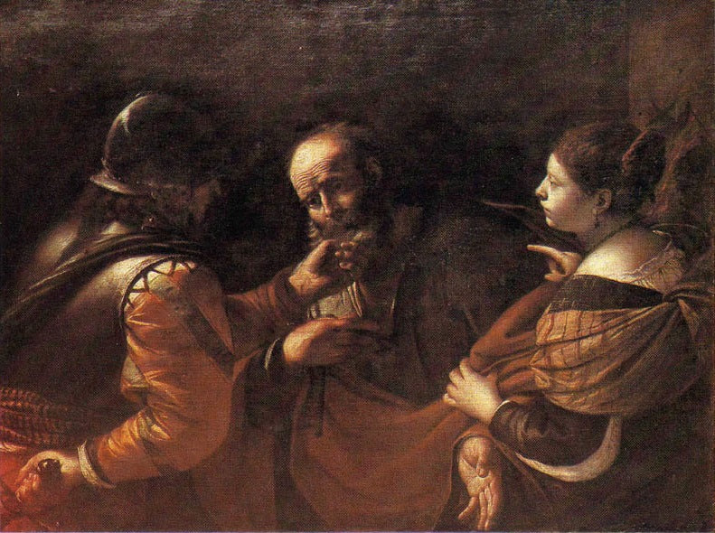 The Renunciation of Saint Peter - Mattia Preti