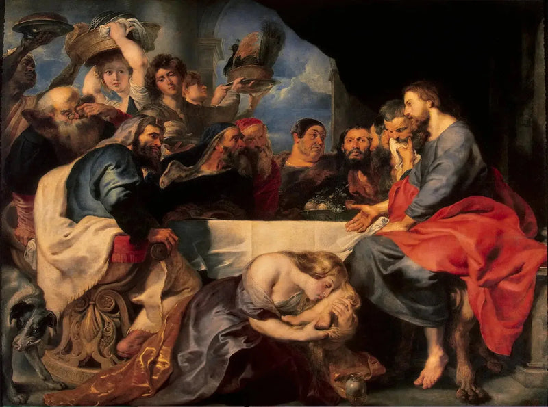 The Supper at Simon the Pharisee - Peter Paul Rubens