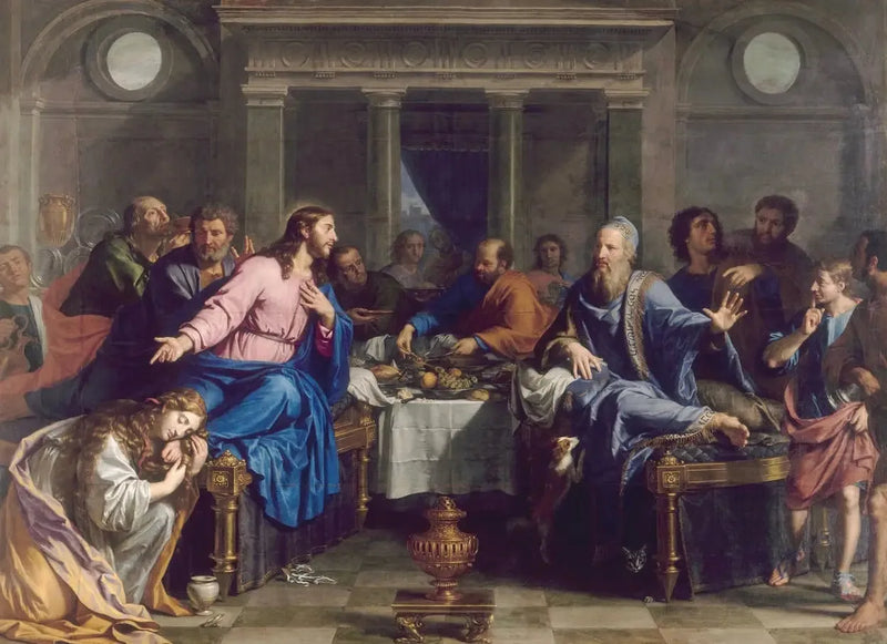 The Meal at Simon's - Philippe de Champaigne