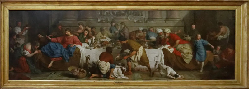 The Meal at Simon's - Pierre Subleyras
