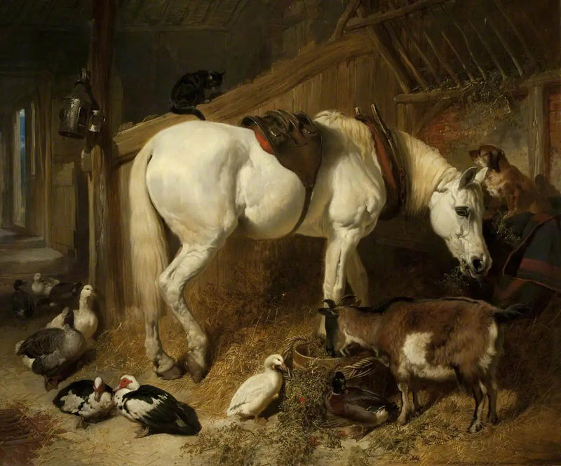 The midday meal - John Frederick Herring, Sr.