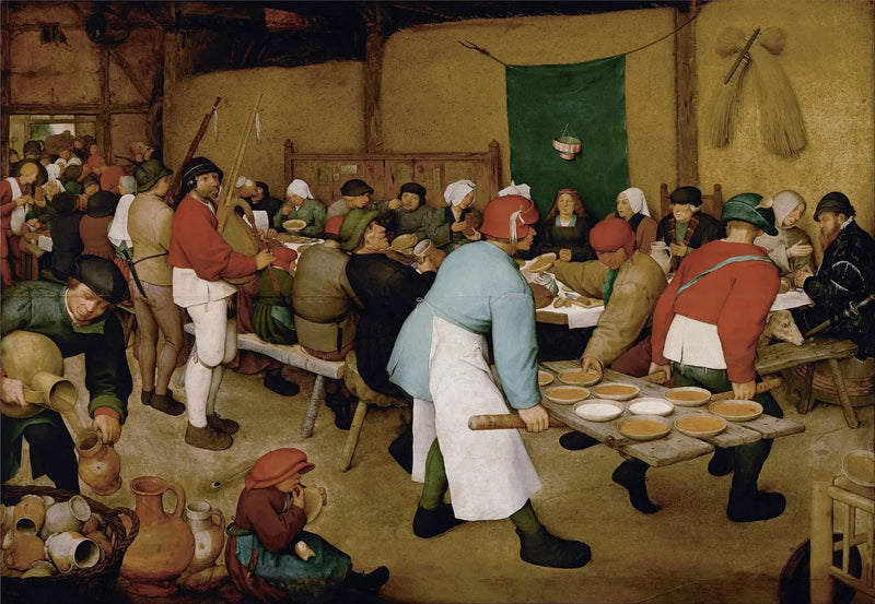 The Wedding Feast - Pieter Brueghel the Elder