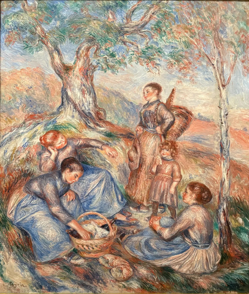 The Grape Harvesters' Meal - Pierre-Auguste Renoir