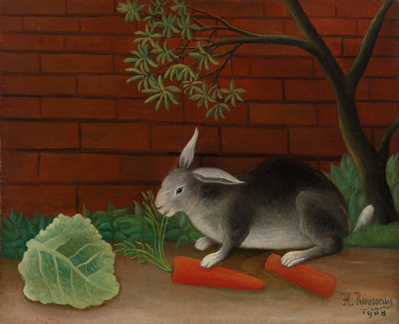 The Rabbit's Meal - Henri Rousseau