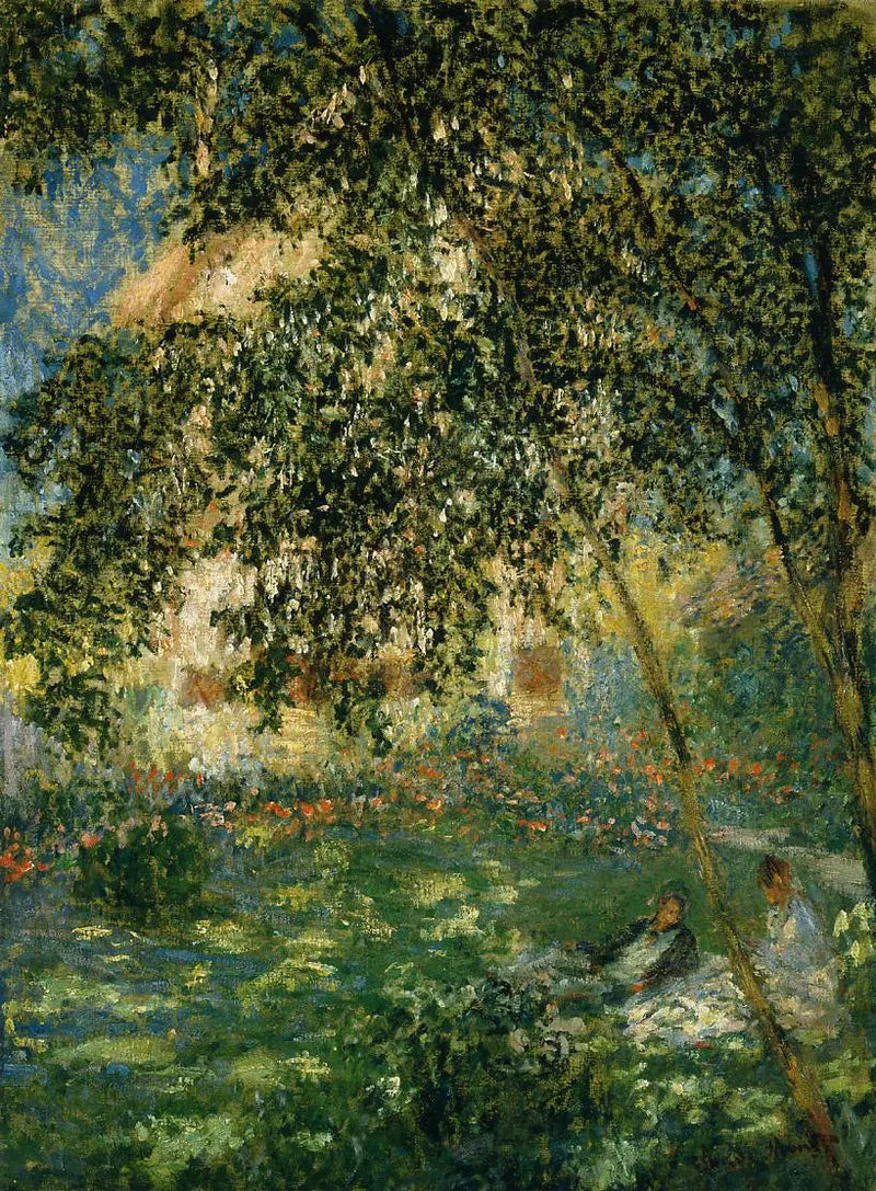 Rest in the Garden, Argenteuil - Claude Monet