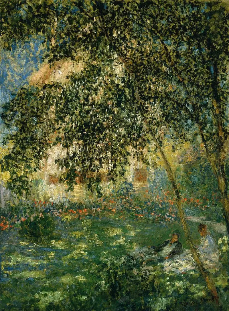 Rest in the Garden, Argenteuil - Claude Monet