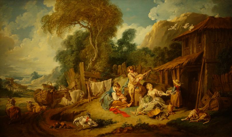 The Rest of the Farmers - François Boucher