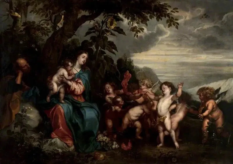 The Repose during the Flight into Egypt - Antoine van Dyck
