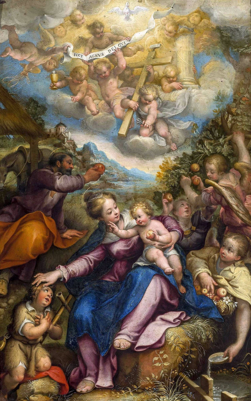 The Rest During the Flight into Egypt - Denis Calvaert