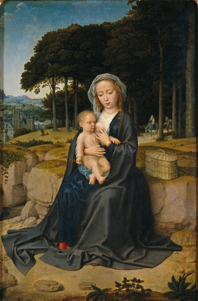 The Rest during the Flight into Egypt - Gérard David