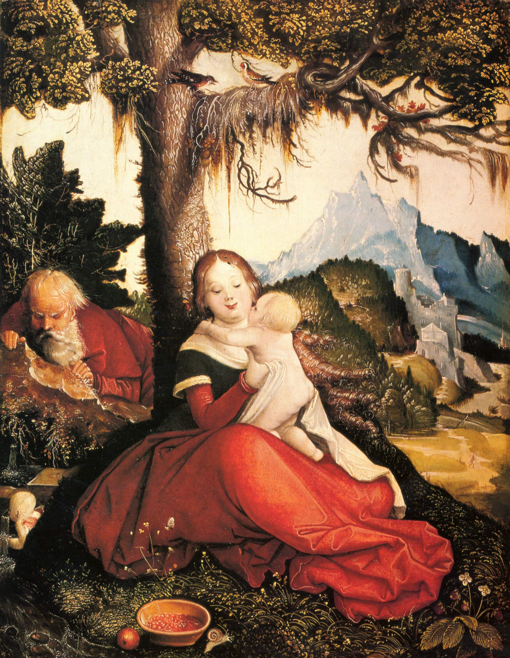 Le Repos pendant la fuite en Égypte - Hans Baldung Grien - Alpha Reproduction