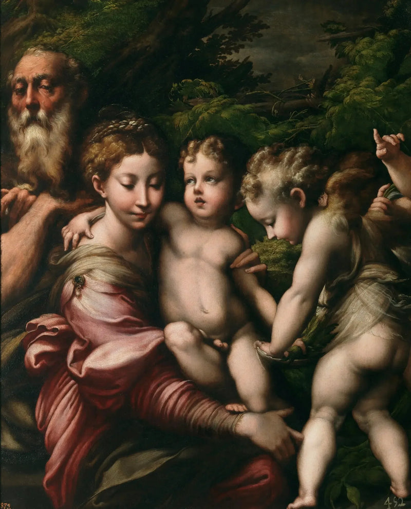 The Repos pendant la fuite en Égypte - Parmigianino