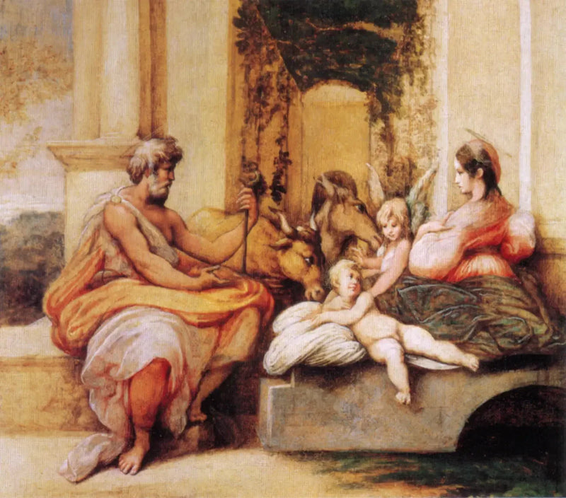 The Rest during the Flight into Egypt - Parmigianino