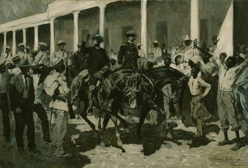 The Return of Gomez to Havana - Frederic Remington