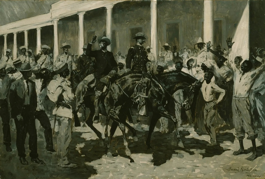 The Return of Gomez to Havana - Frederic Remington
