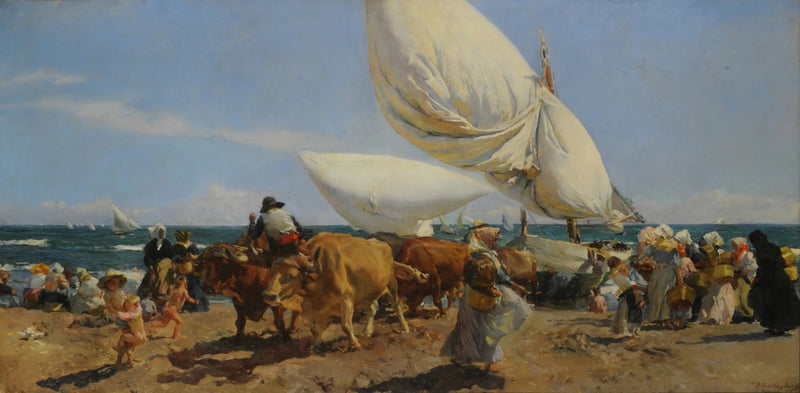 The Return of the Fishing - Joaquín Sorolla