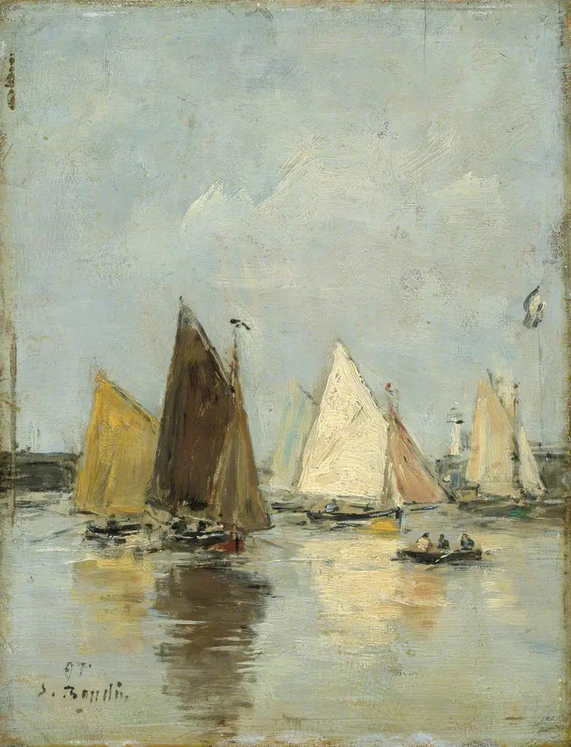 The Return of the Boats - Eugène Boudin