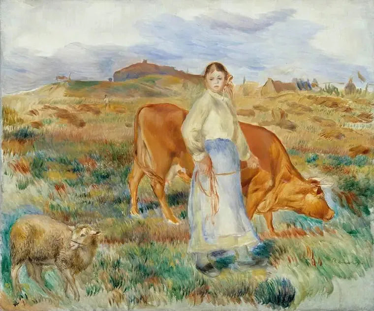 Le retour des champs - Pierre-Auguste Renoir image 1 reproduction d’œuvre d’art à l’huile