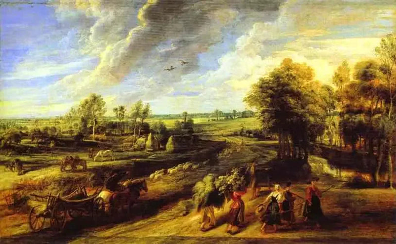 The Return of the Country Farmers - Peter Paul Rubens