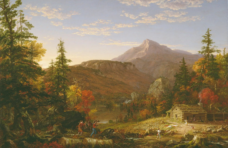 The Return of the Hunter - Thomas Cole