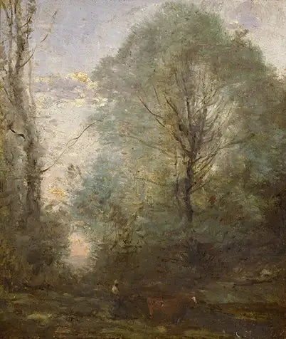 The Return of the Little Herdsman - Jean-Baptiste Camille Corot