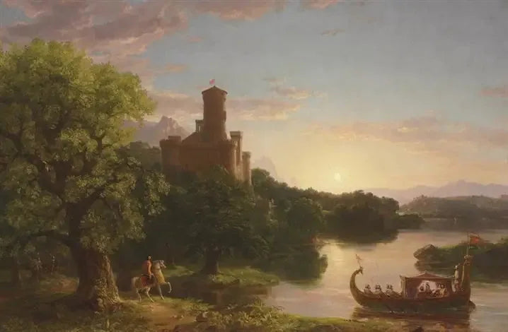 The Return of the Tournament - Thomas Cole