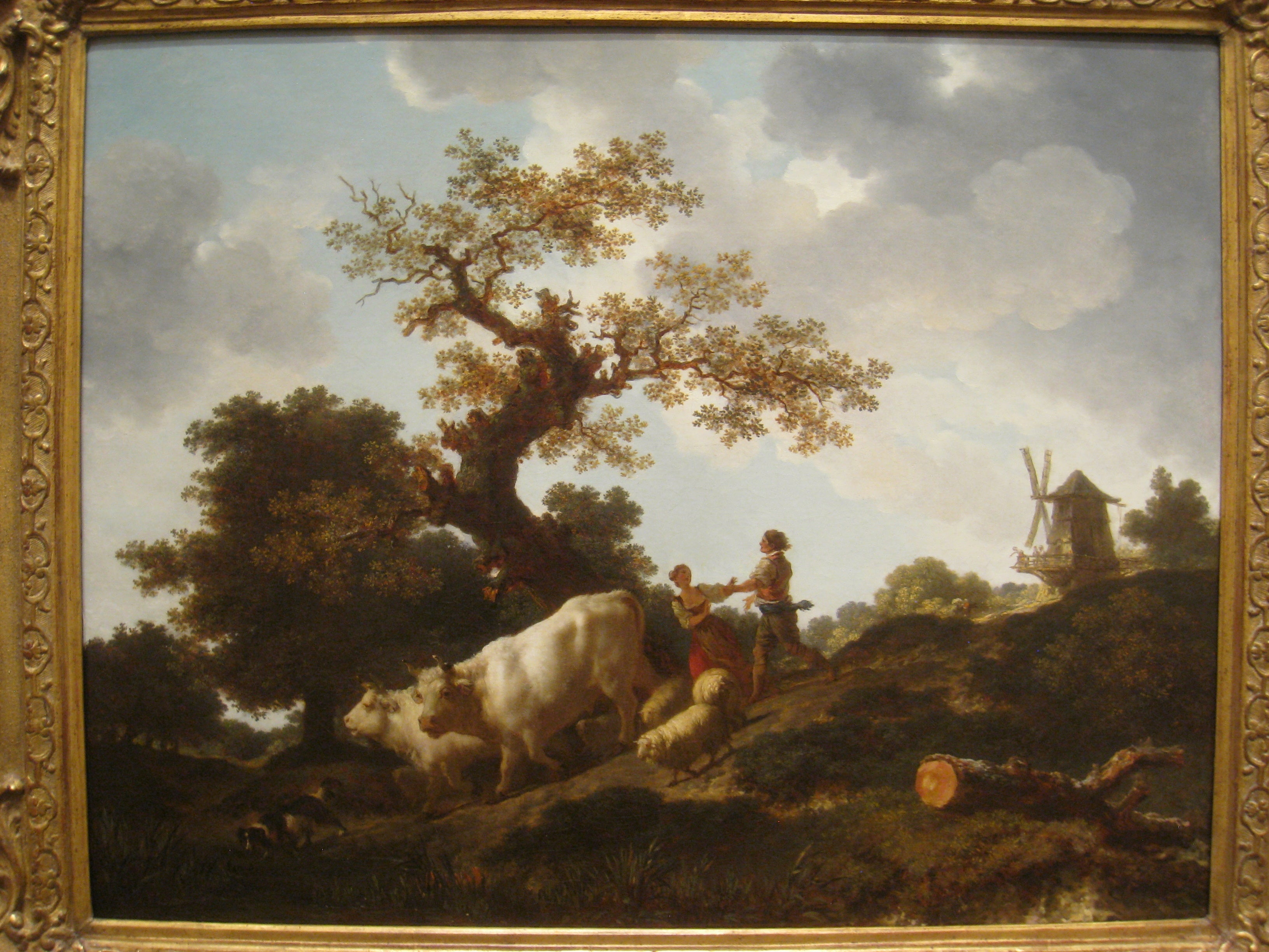 The Return of the Herd - Jean-Honoré Fragonard