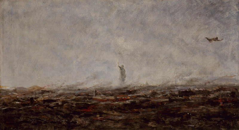 The Dream: Paris on Fire, September 1870 - Jean-Baptiste Camille Corot