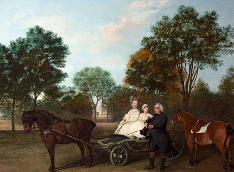 Reverend Robert Carter Thelwall and his family - George Stubbs