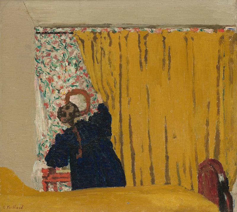 The Yellow Curtain - Édouard Vuillard