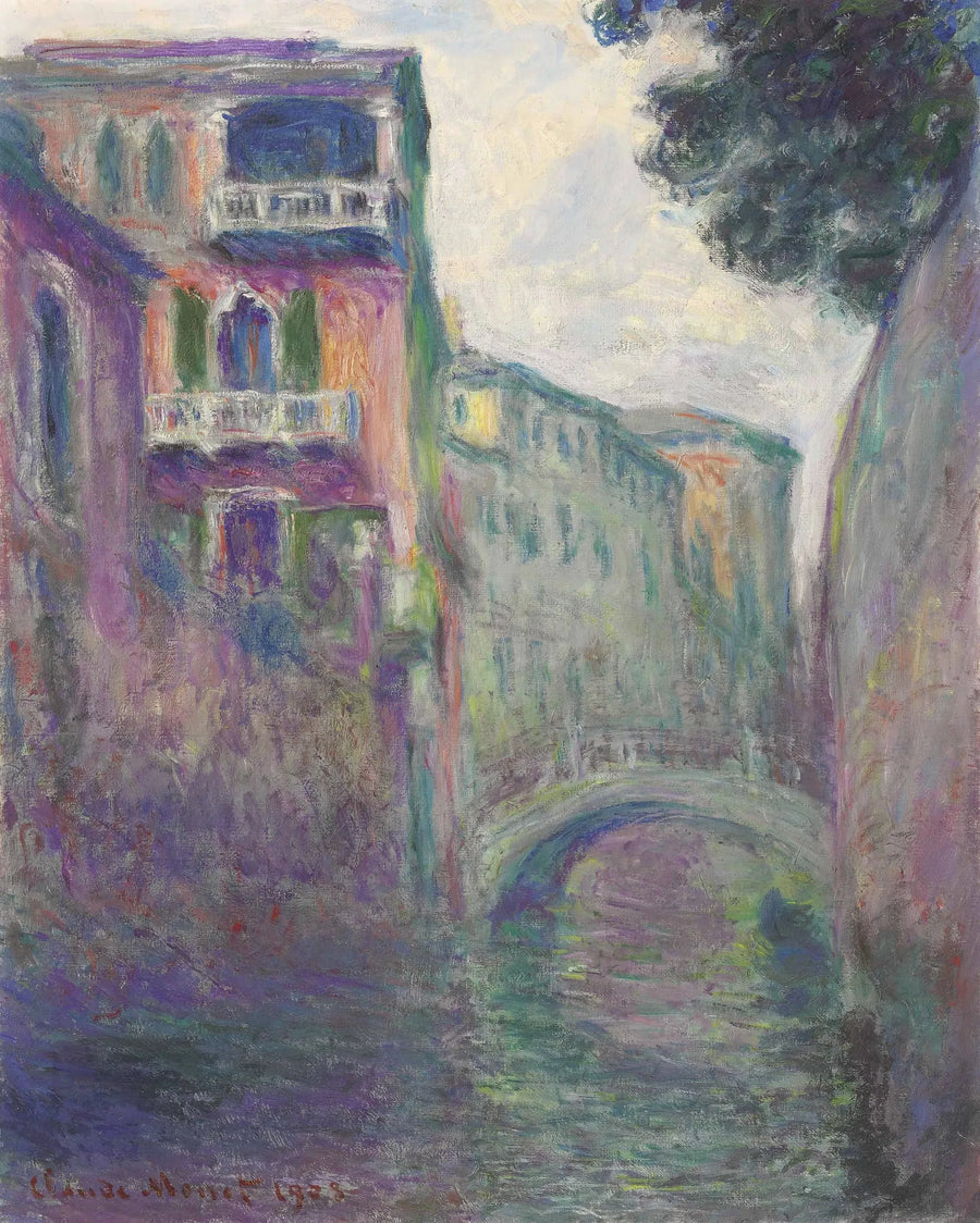 The Rio de la Salute - Claude Monet