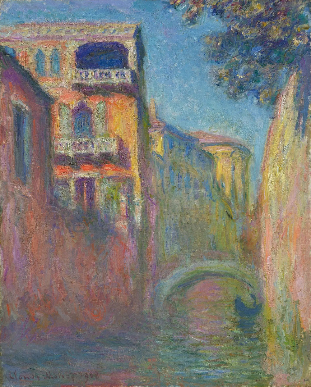 Reproduction du tableau « Le Rio de la Salute - Claude Monet » par Alpha Reproduction en peinture à l’huile
