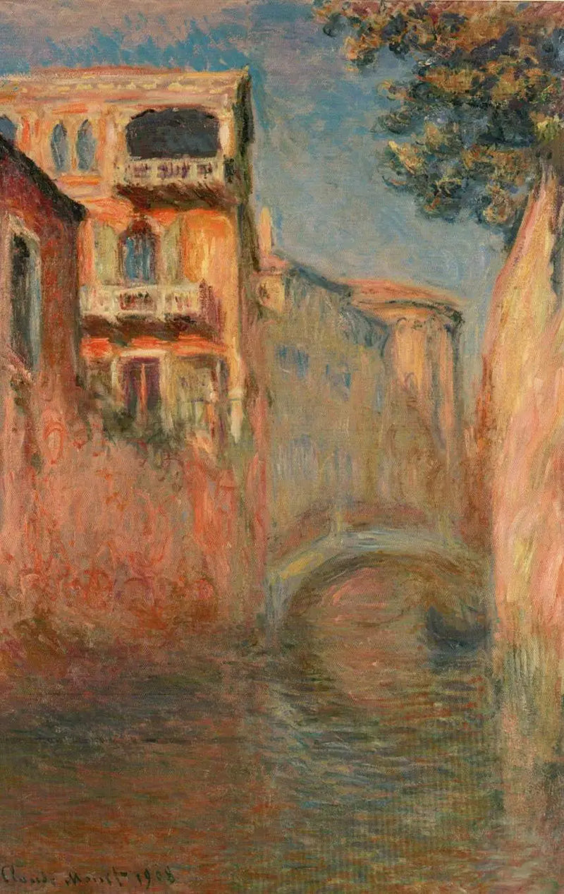 The Rio della Salute - Claude Monet