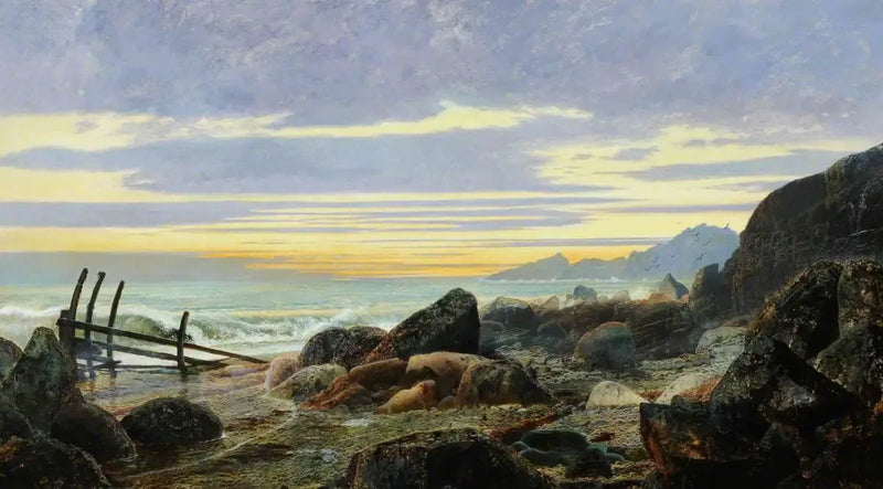 The Iron Shore - John Atkinson Grimshaw