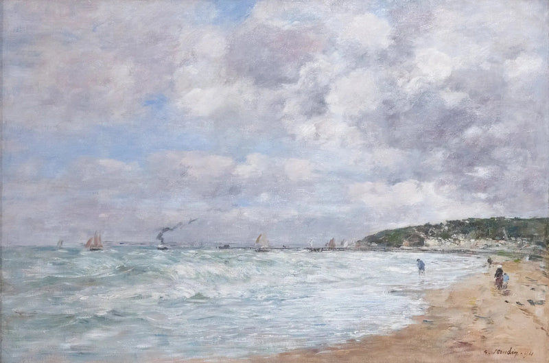 The Shore of Trouville - Eugène Boudin