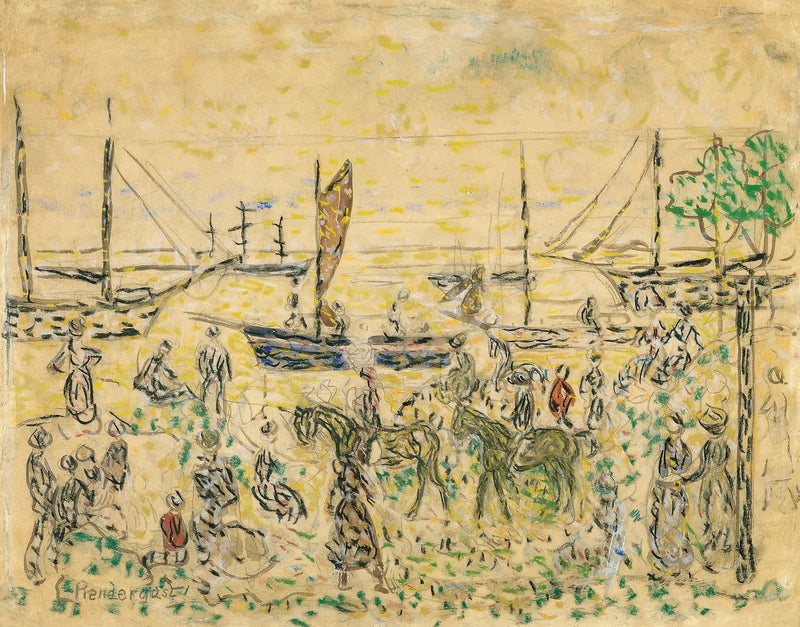The Shore - Maurice Prendergast