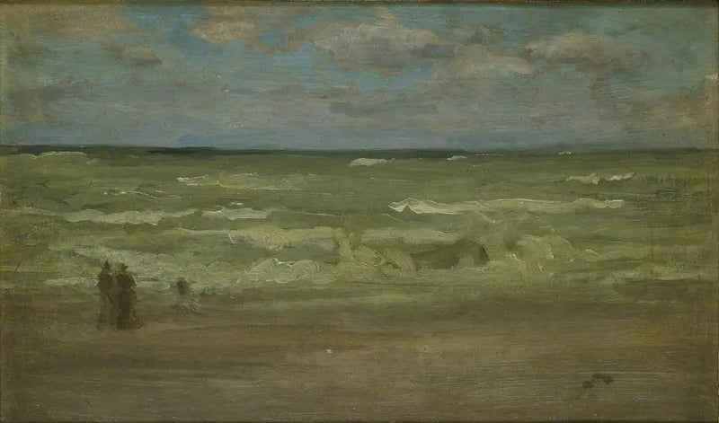 The Shore, Pourville - James Abbott McNeill Whistler