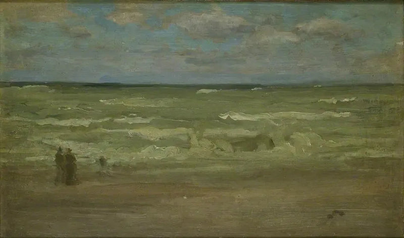 The Shore, Pourville - James Abbott McNeill Whistler