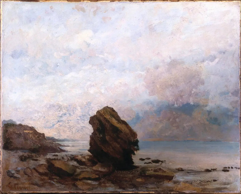 The Isolated Rock - Gustave Courbet