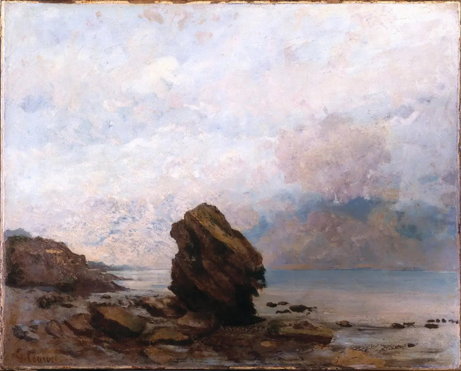 The Isolated Rock - Gustave Courbet