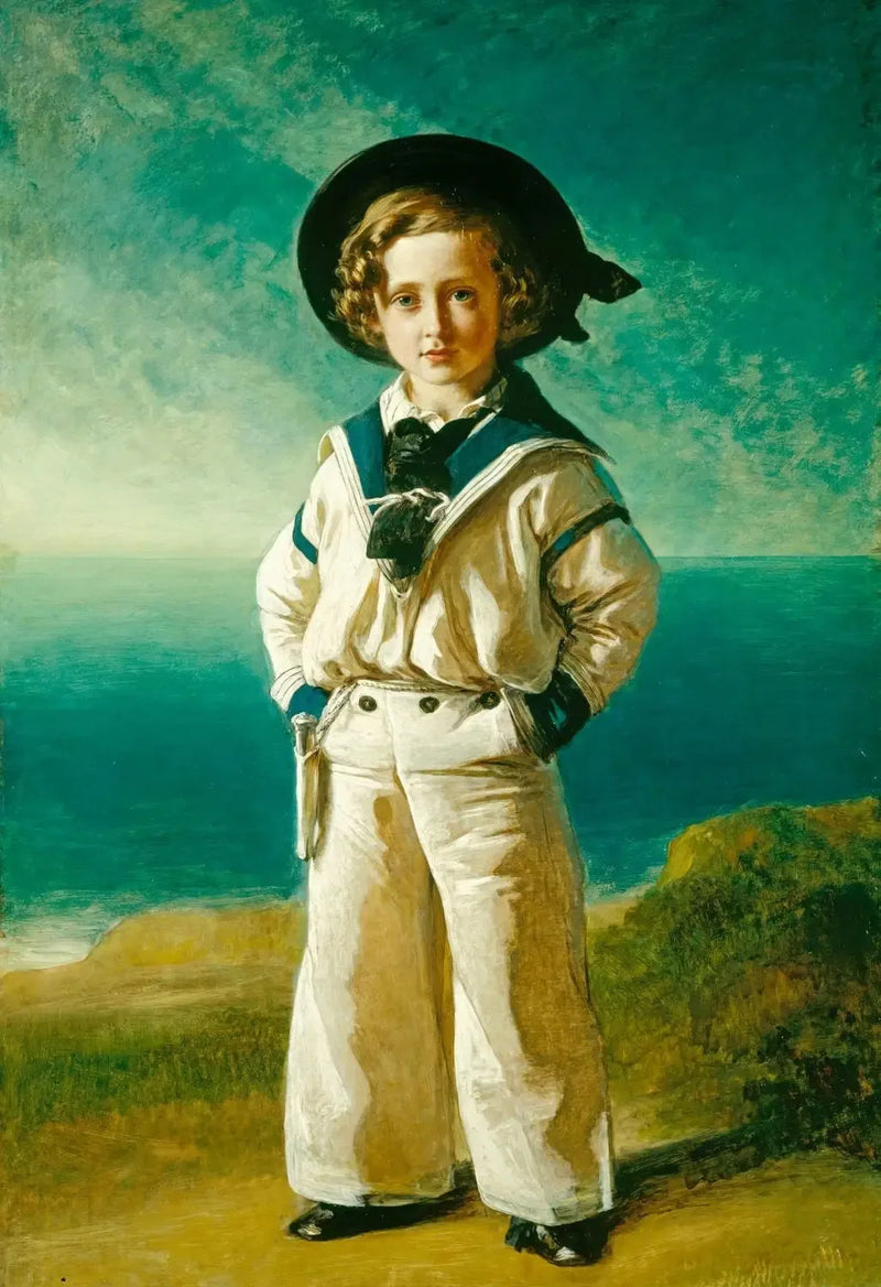 King Edward VII (1841-1910), while Albert Edward, Prince of Wales - Franz Xaver Winterhalter